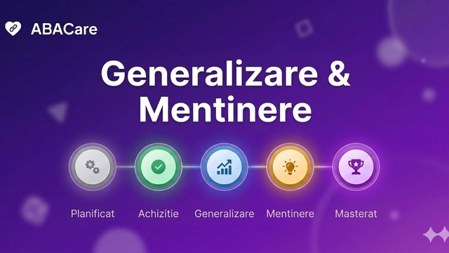 Generalizare și Menținere: Piesele Lipsă din Planul de Intervenție